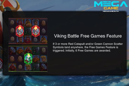 ฟีเจอร์ Viking Battle Free Games