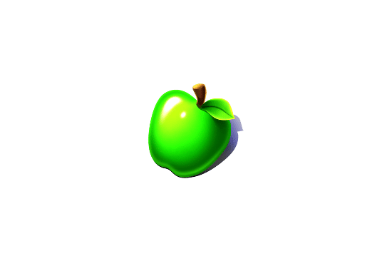 สัญลักษณ์ แอปเปิ้ลเขียว Fruit Party