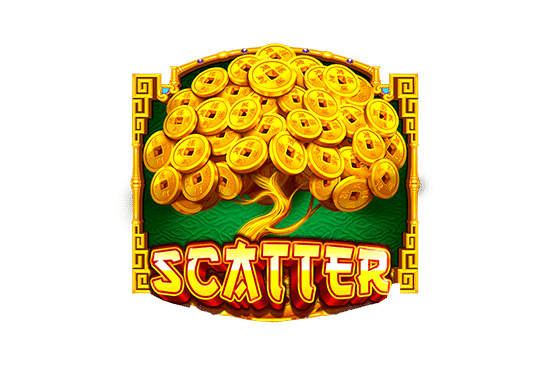สัญลักษณ์ Scatter Tiger Treasures