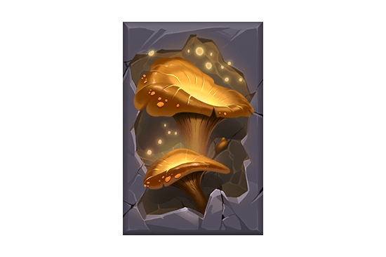 สัญลักษณ์ Gold Mushroom