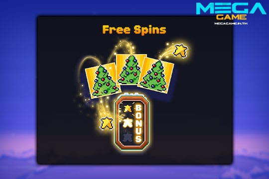 ฟีเจอร์ Free Spins Santa Stack